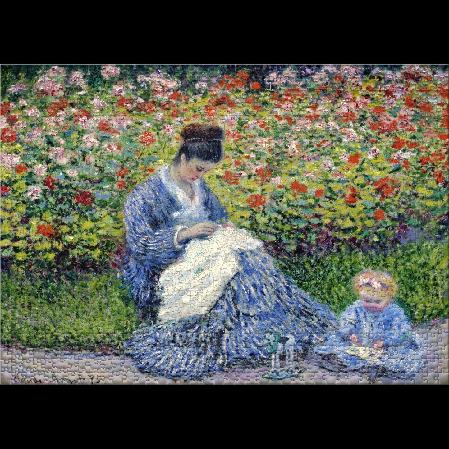 Puzzle 1000 Camille Monet and a Child