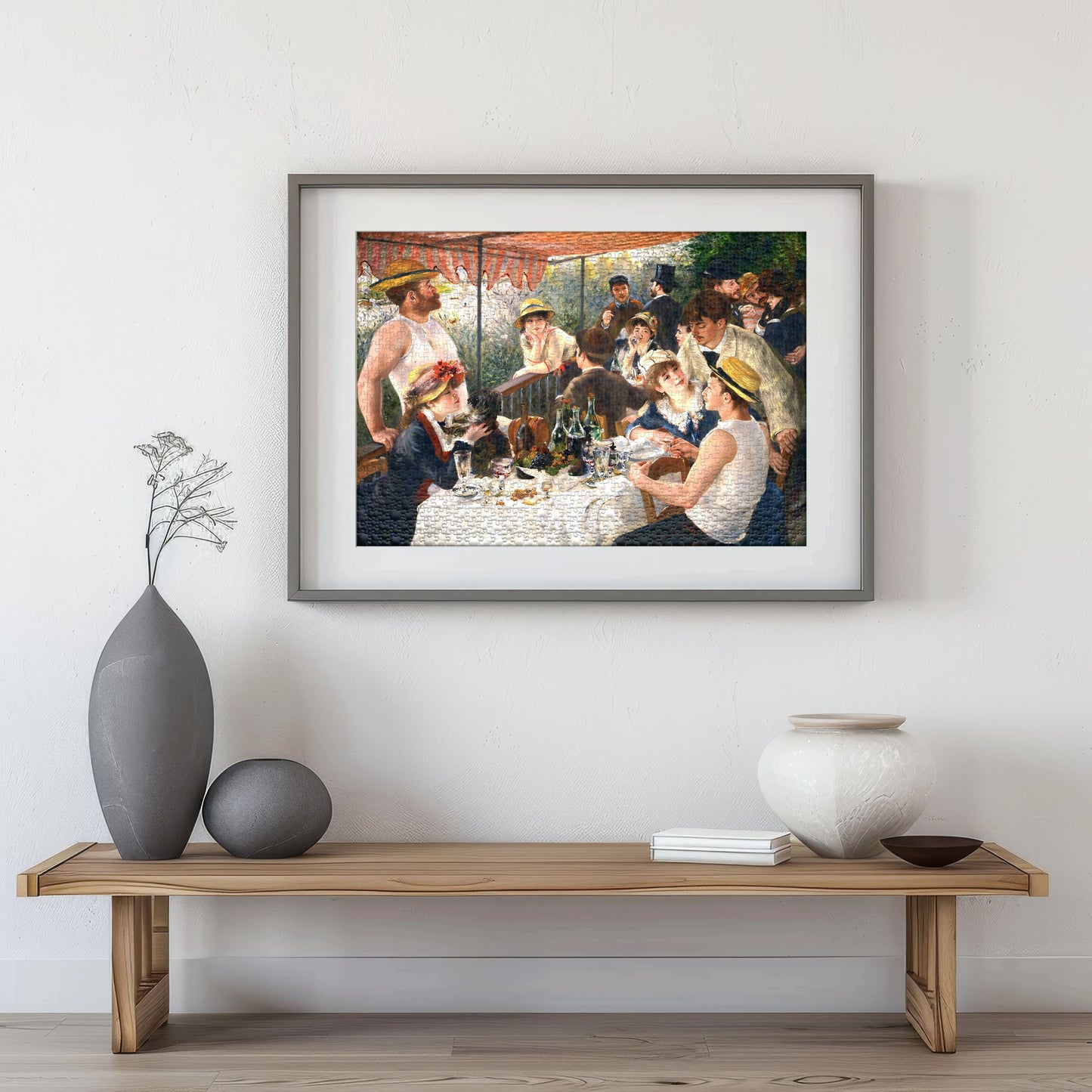 Puzzle 1000 Luncheon of the Boating Party Frame