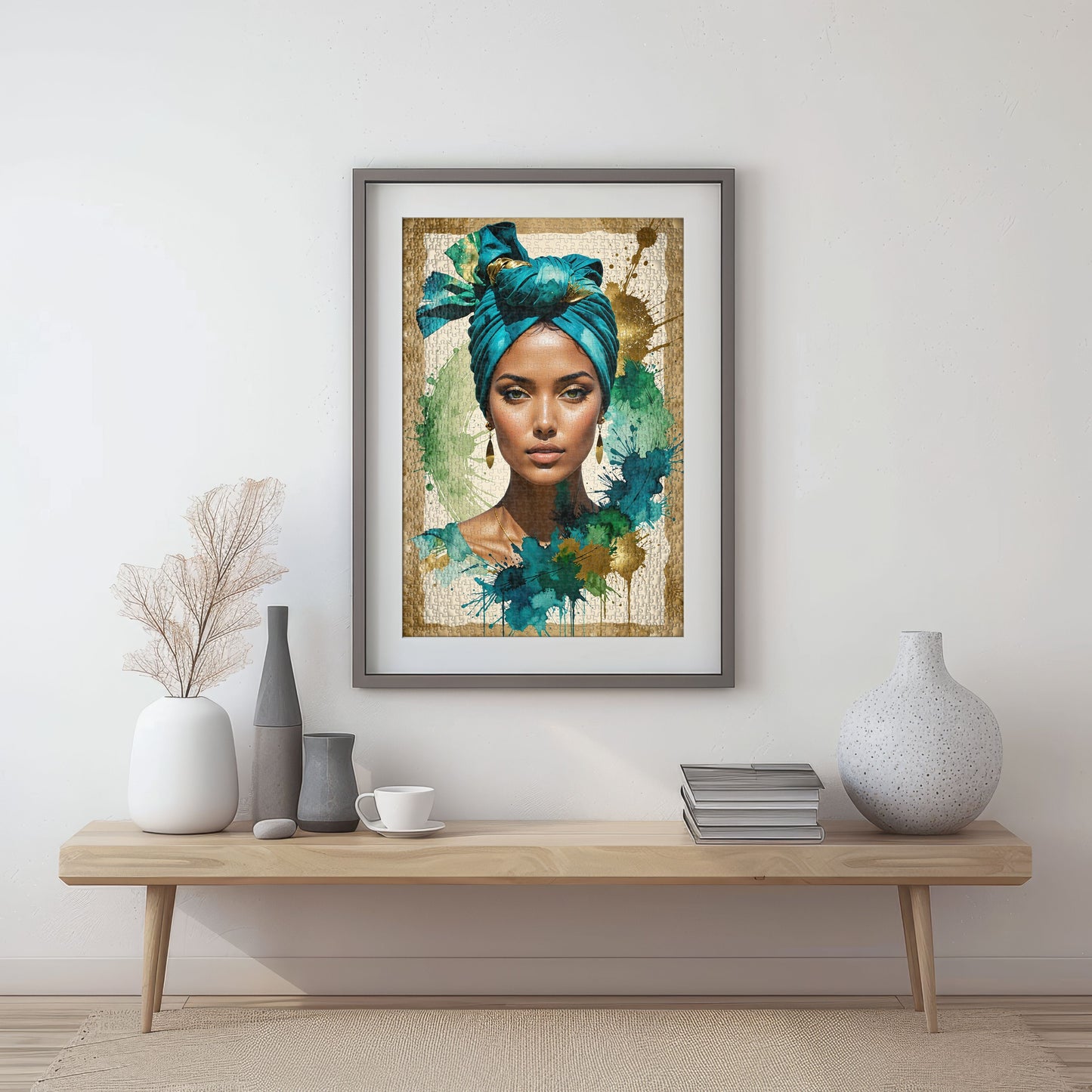 Puzzle 1000 Cerulean Muse Frame