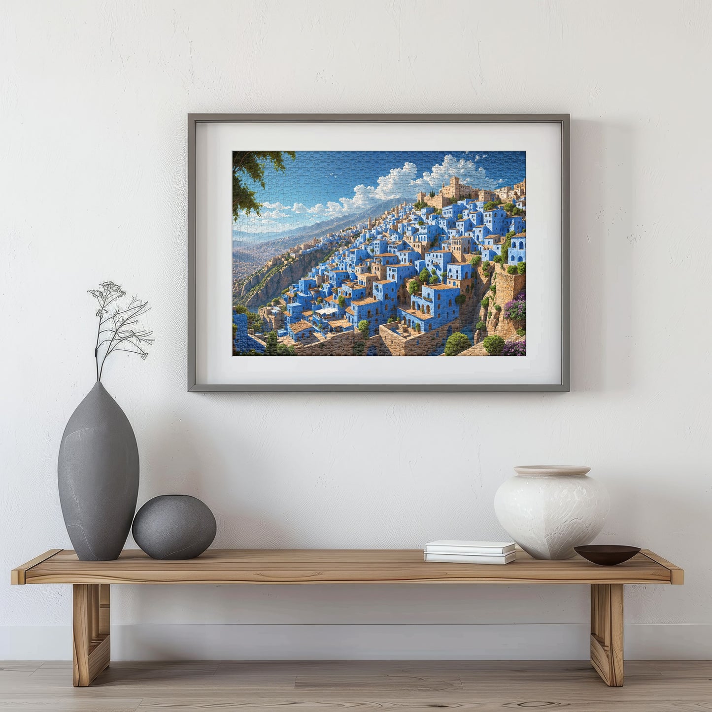 Puzzle 1000 Chefchaouen Frame