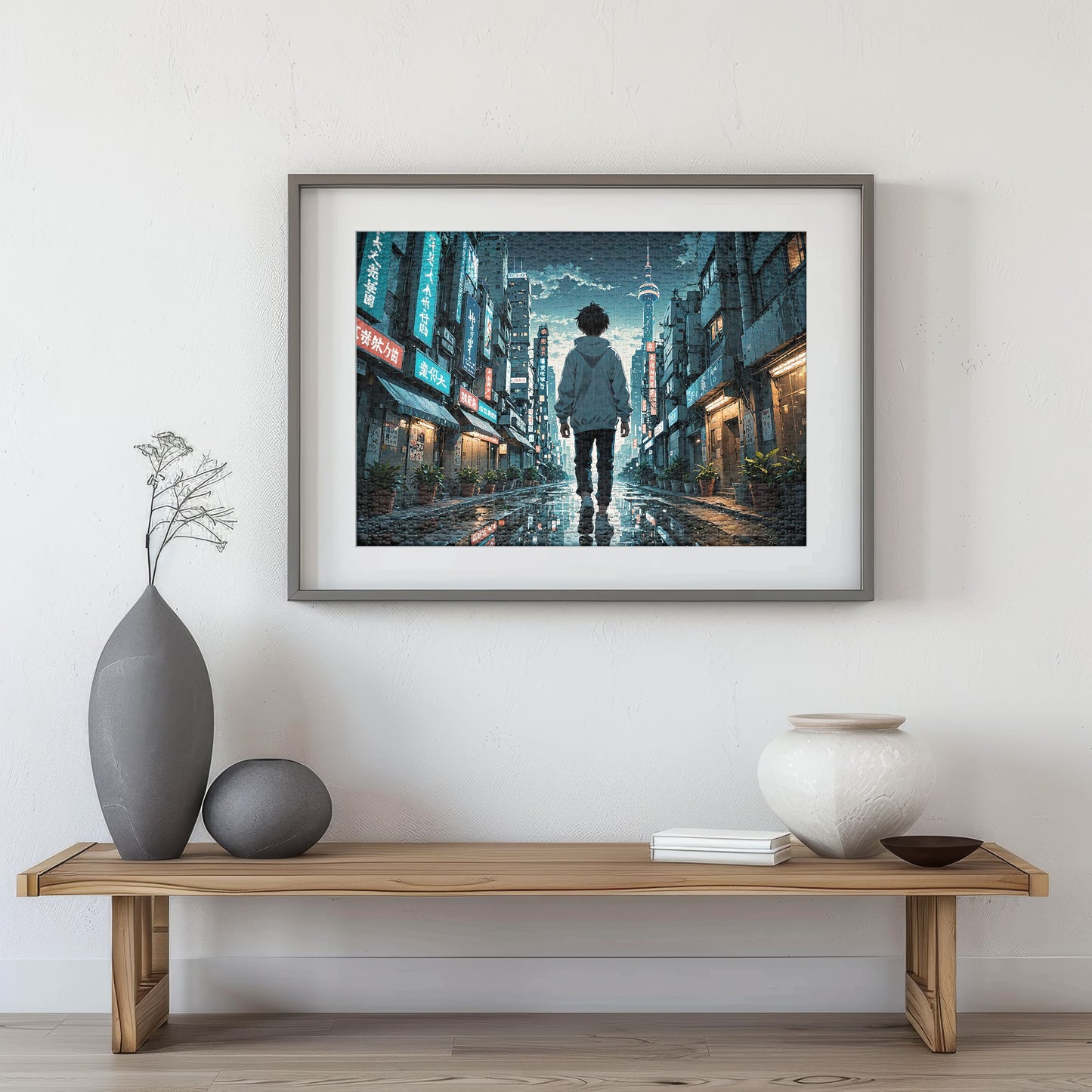 Puzzle 1000 City Afterglow Frame