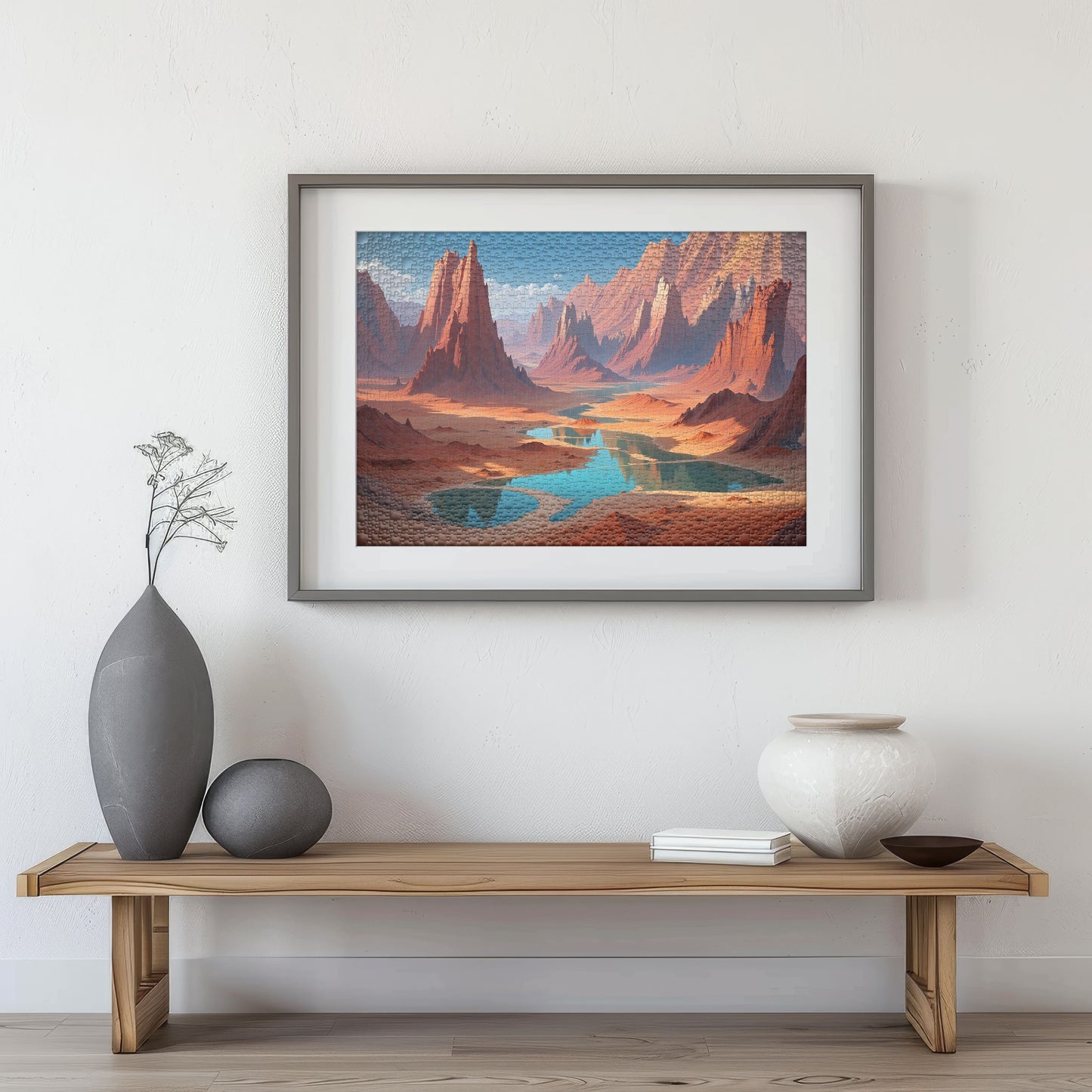 Puzzle 1000 Lanzhou Danxia Landform Frame