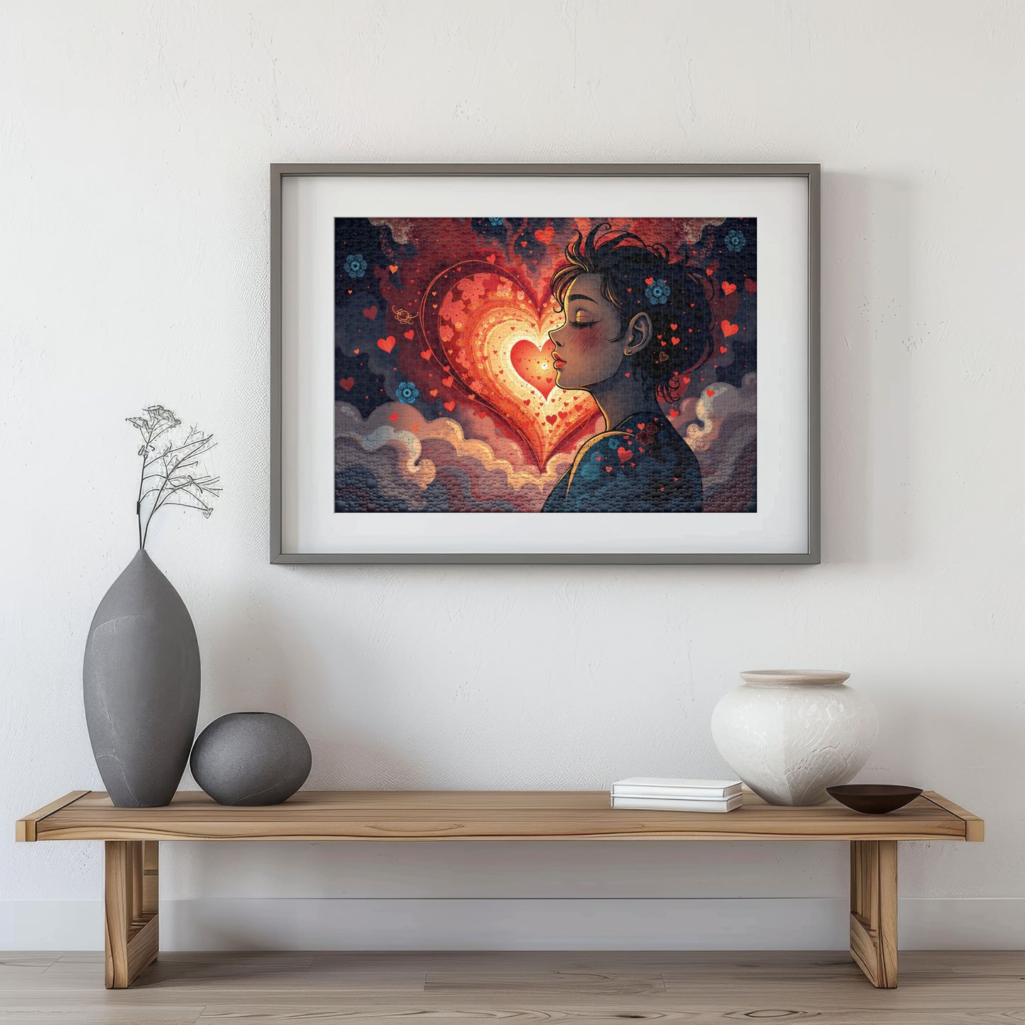 Puzzle 1000 Dream of Love Frame