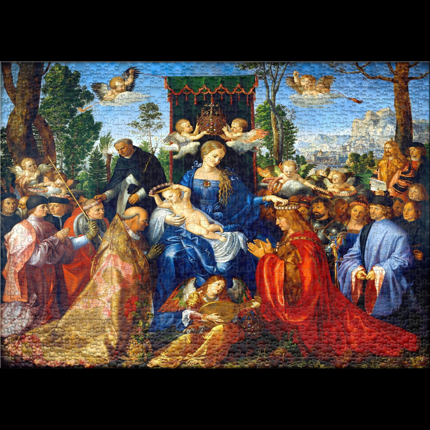 Puzzle 1000 Feast of Rose Garland