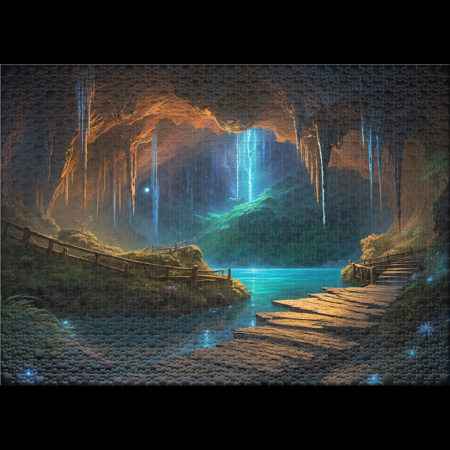 Puzzle 1000 Te Anau Glowworm Caves