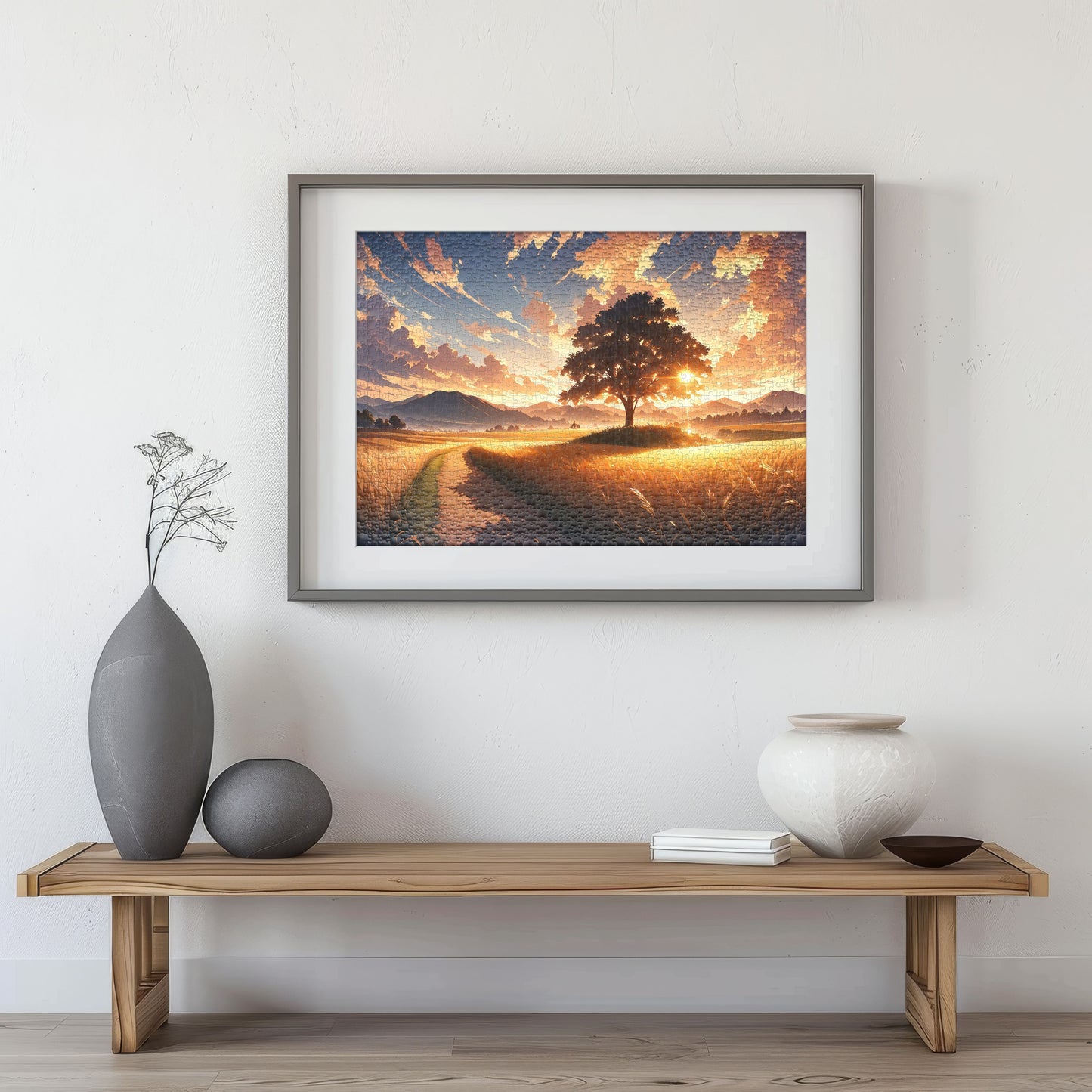 Puzzle 1000 Golden Field Frame