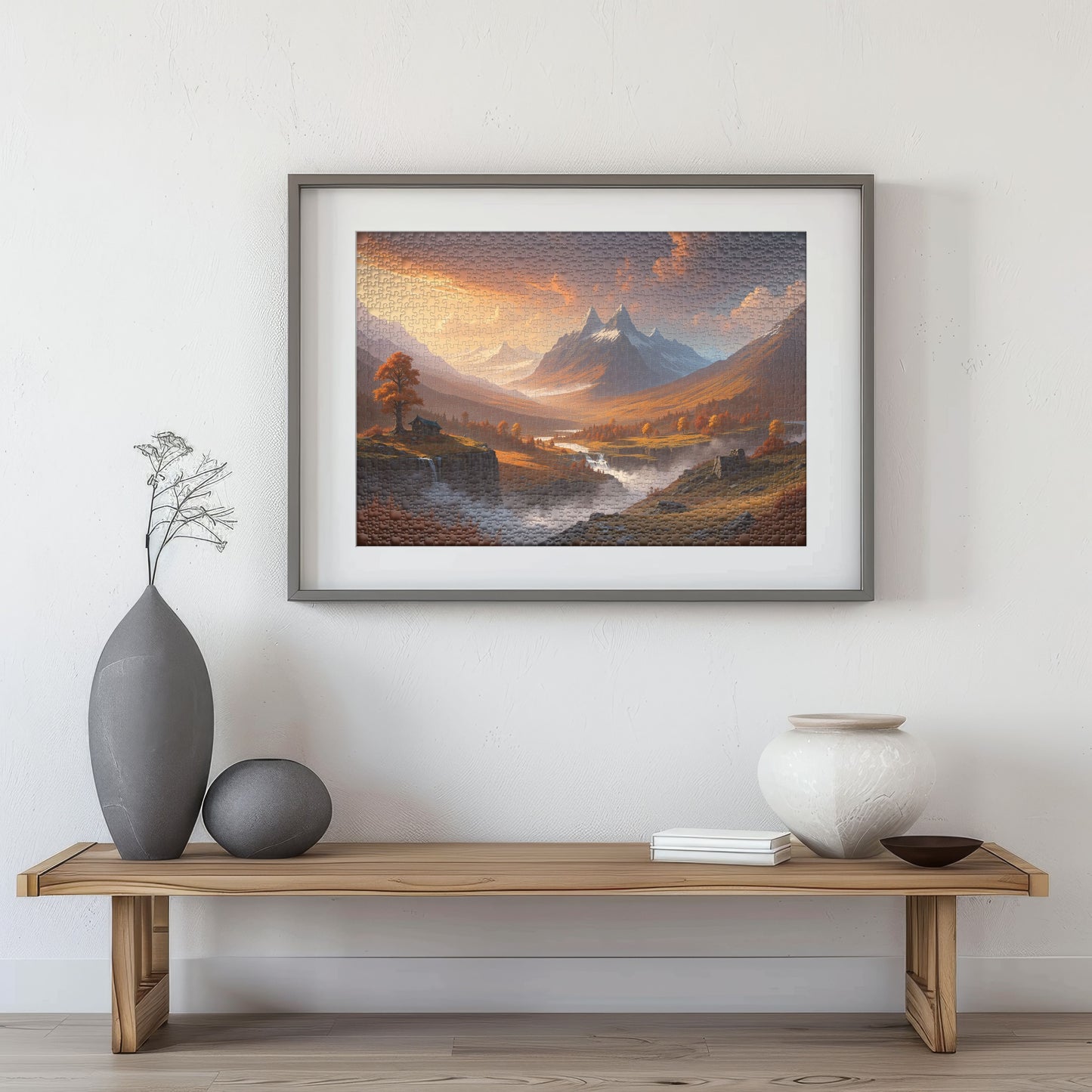 Puzzle 1000 Scottish Highlands Frame