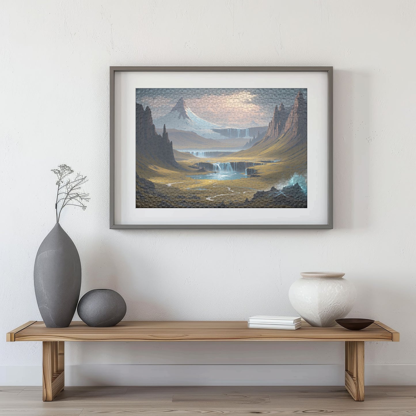 Puzzle 1000 Highlands of Iceland Frame