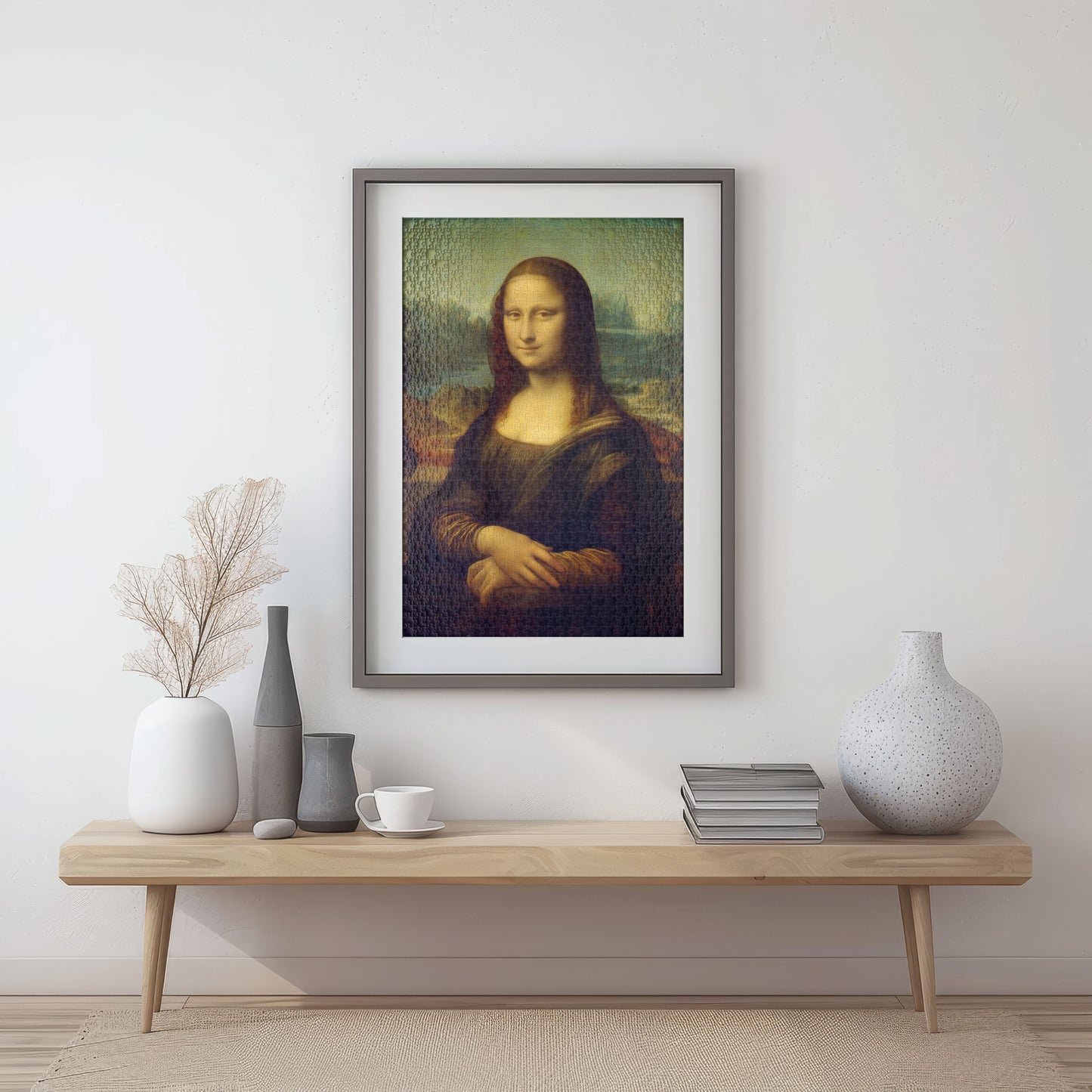 Puzzle 1000 Mona Lisa Frame