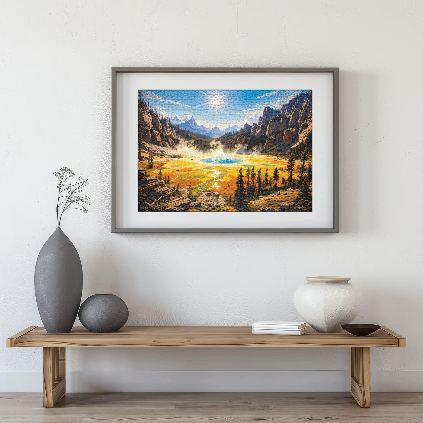 Puzzle 1000 Grand Prismatic Spring Frame