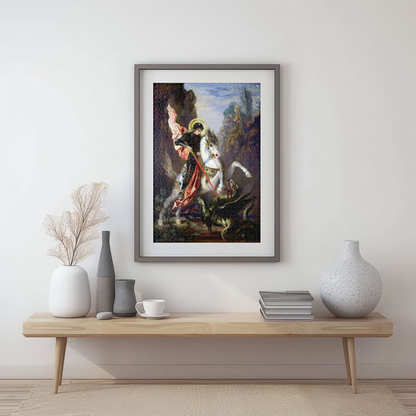 Puzzle 1000 Saint George and the Dragon Frame