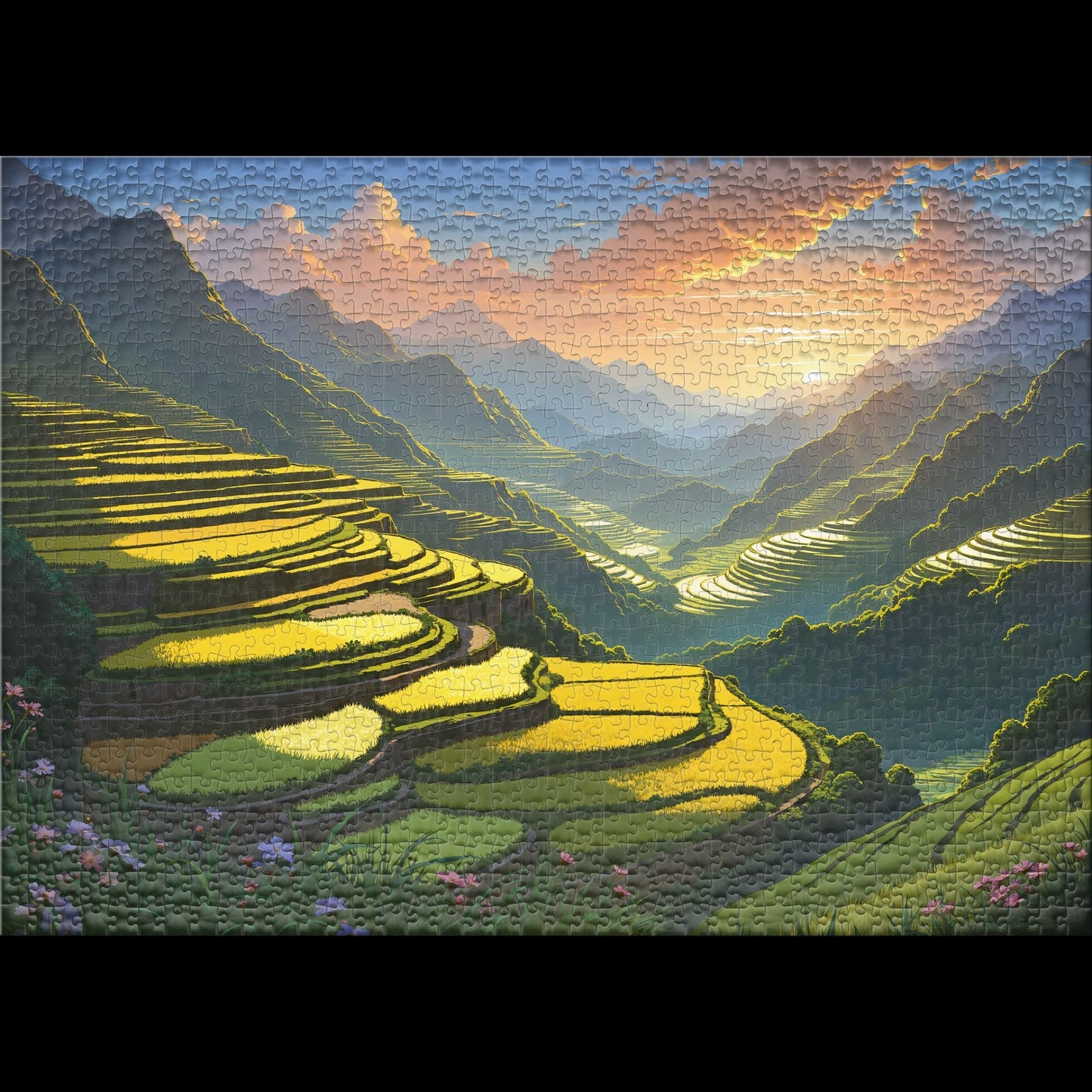 Puzzle 1000 Sapa Rice Terraces