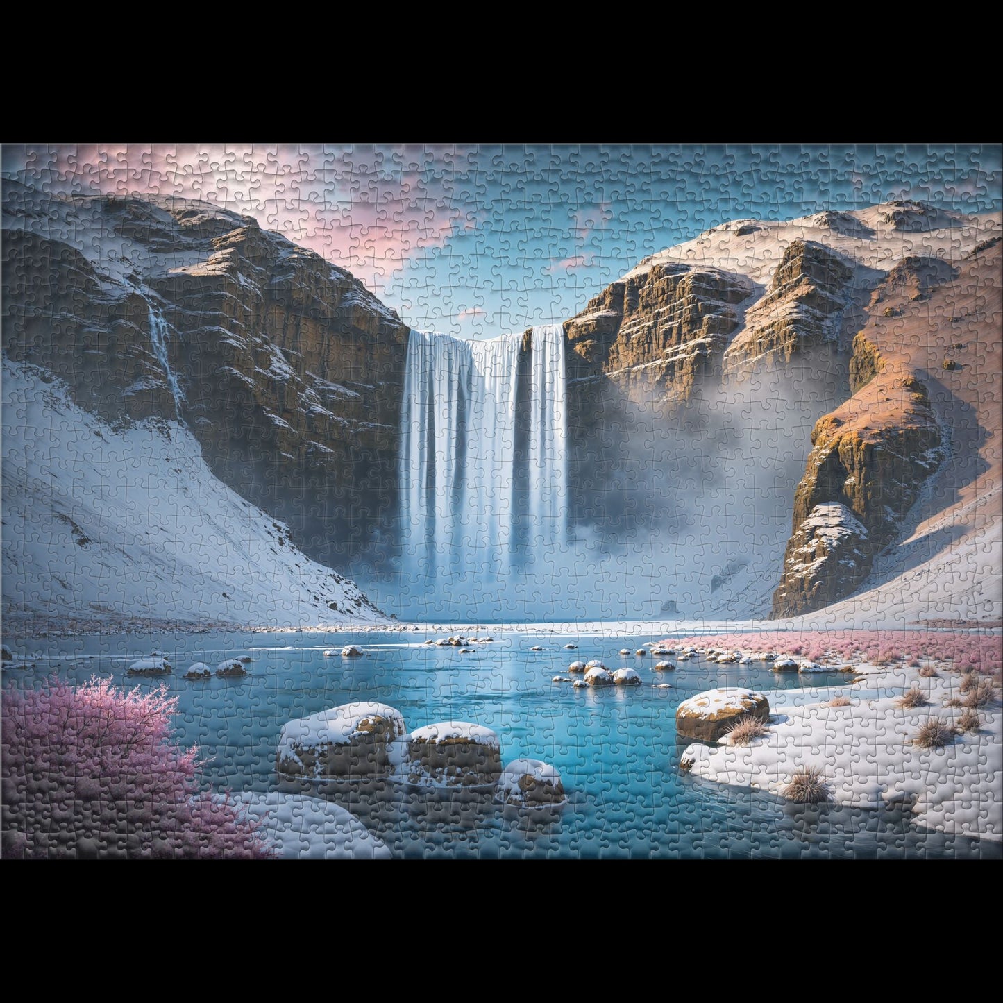 Puzzle 1000 Skogafoss Waterfall