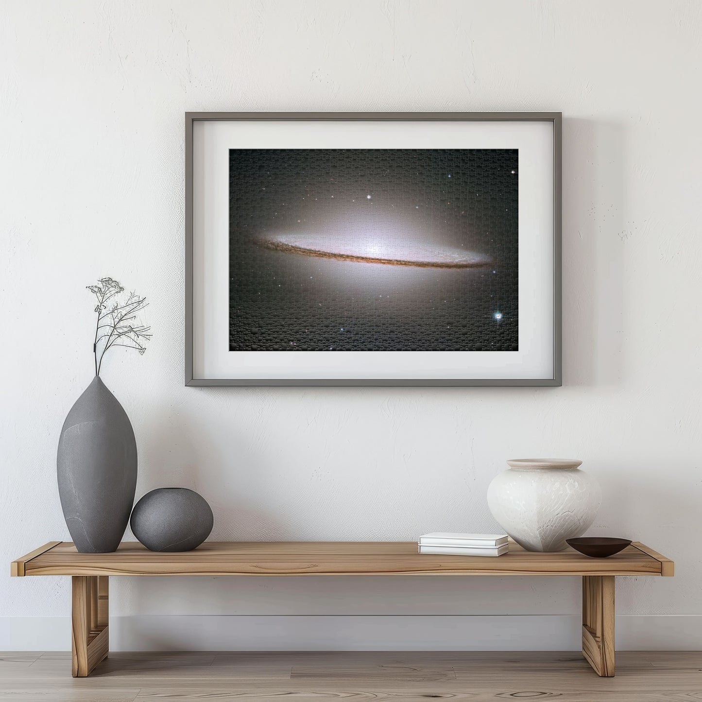 Puzzle 1000 Sombrero Galaxy Frame
