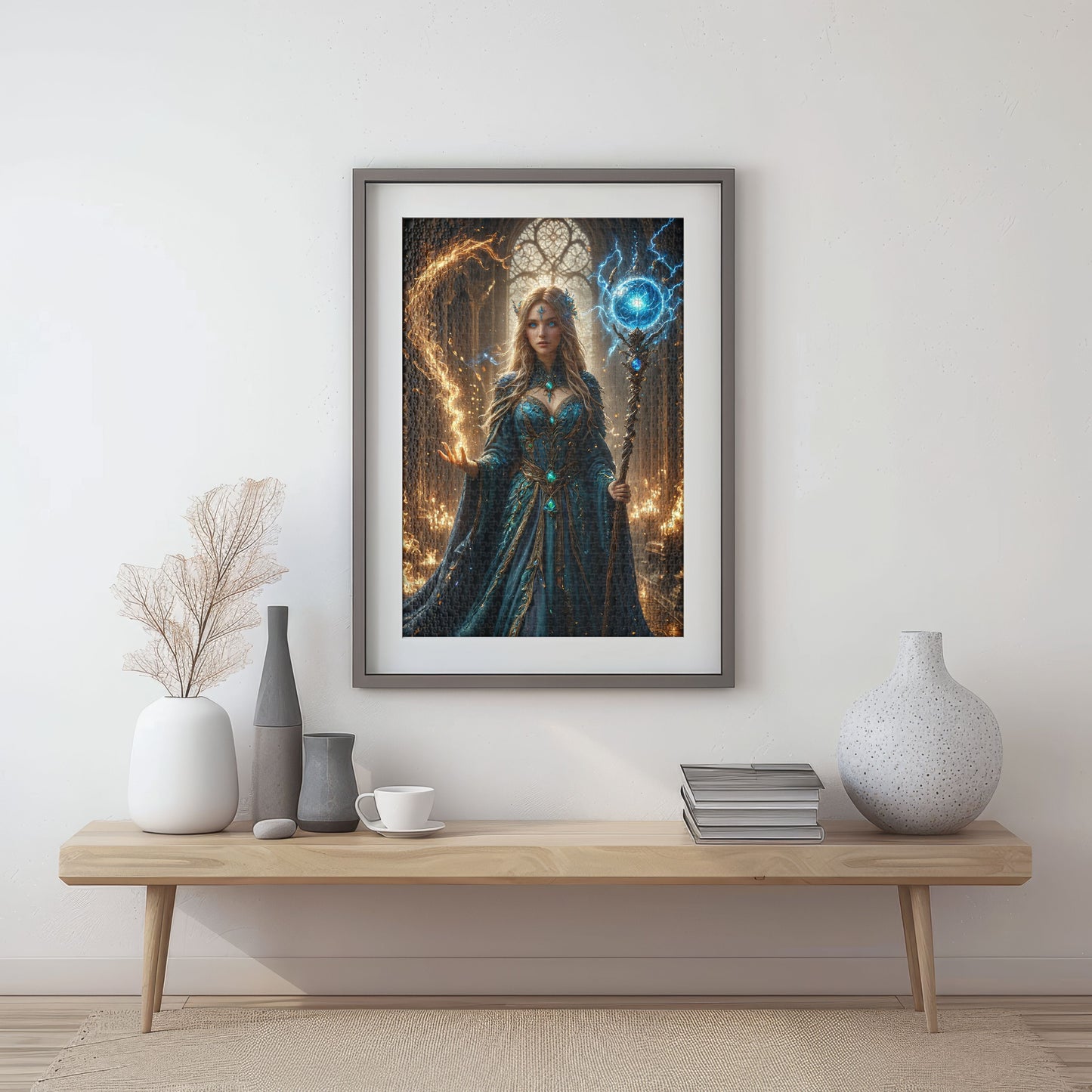 Puzzle 1000 The Sorceress Frame