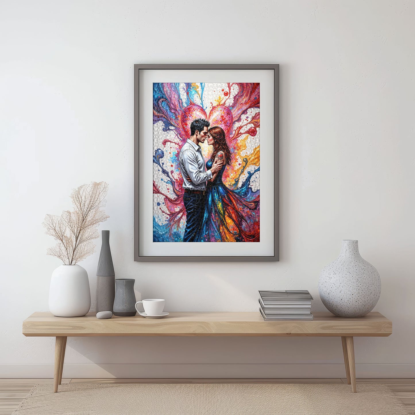 Puzzle 1000 Splash of Love Frame