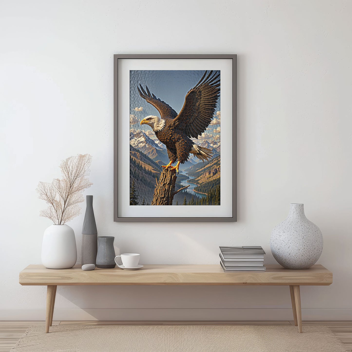 Puzzle 1000 The Bald Eagle Frame
