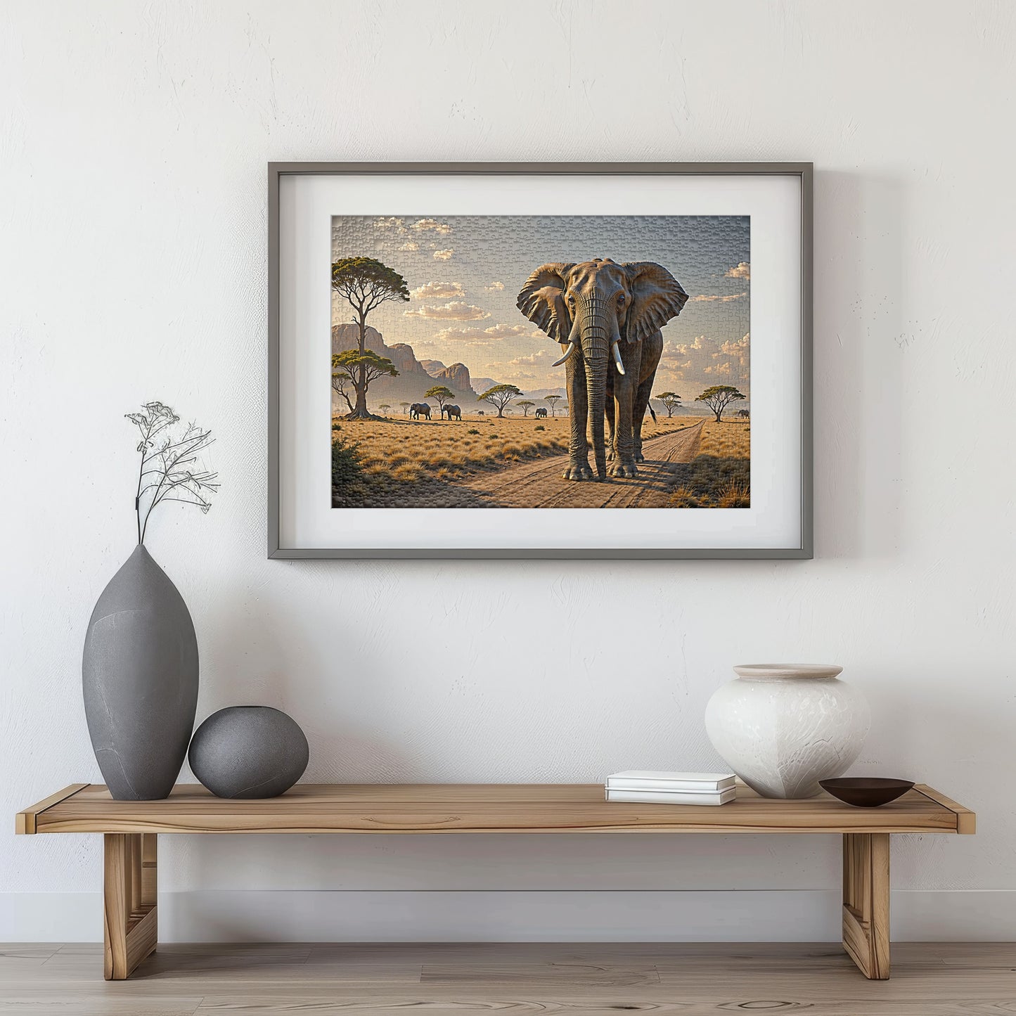 Puzzle 1000 The Elephant Frame
