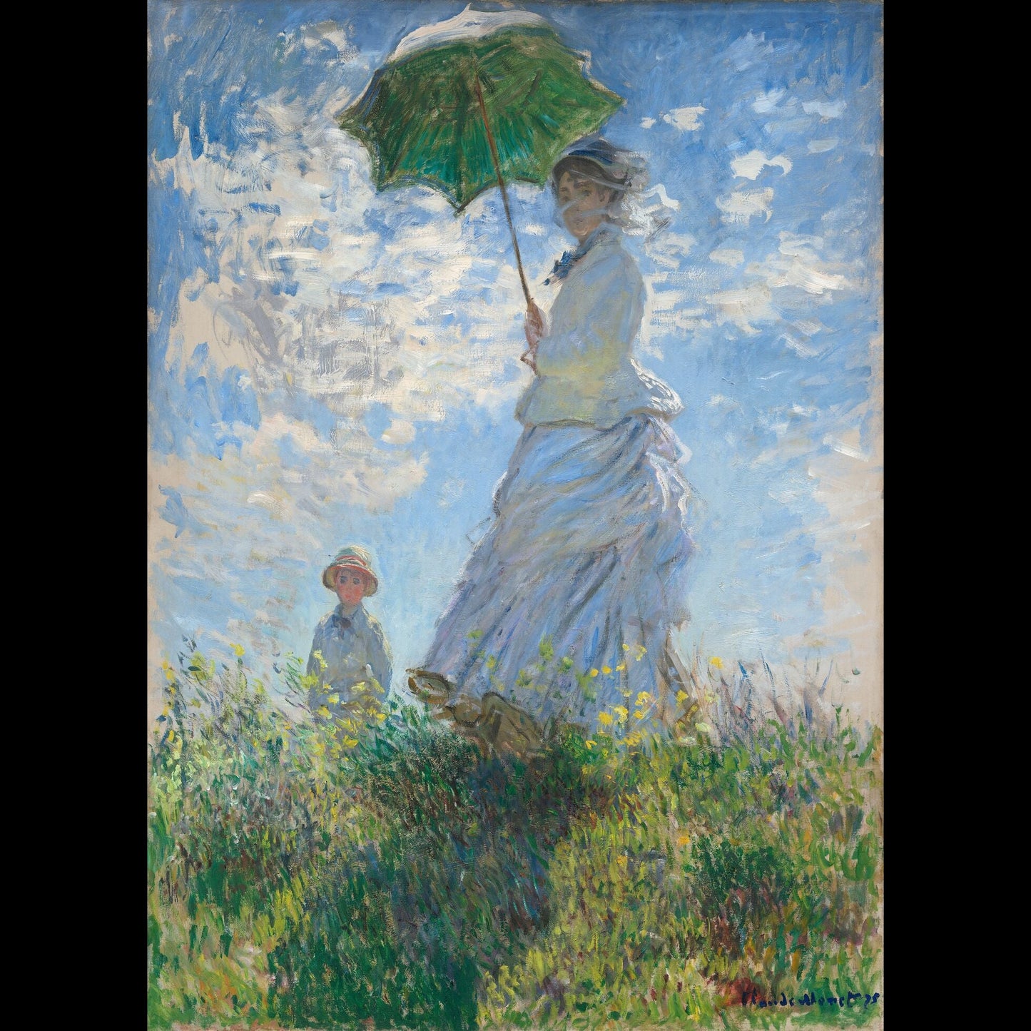 Image Woman with a Parasol and her Son