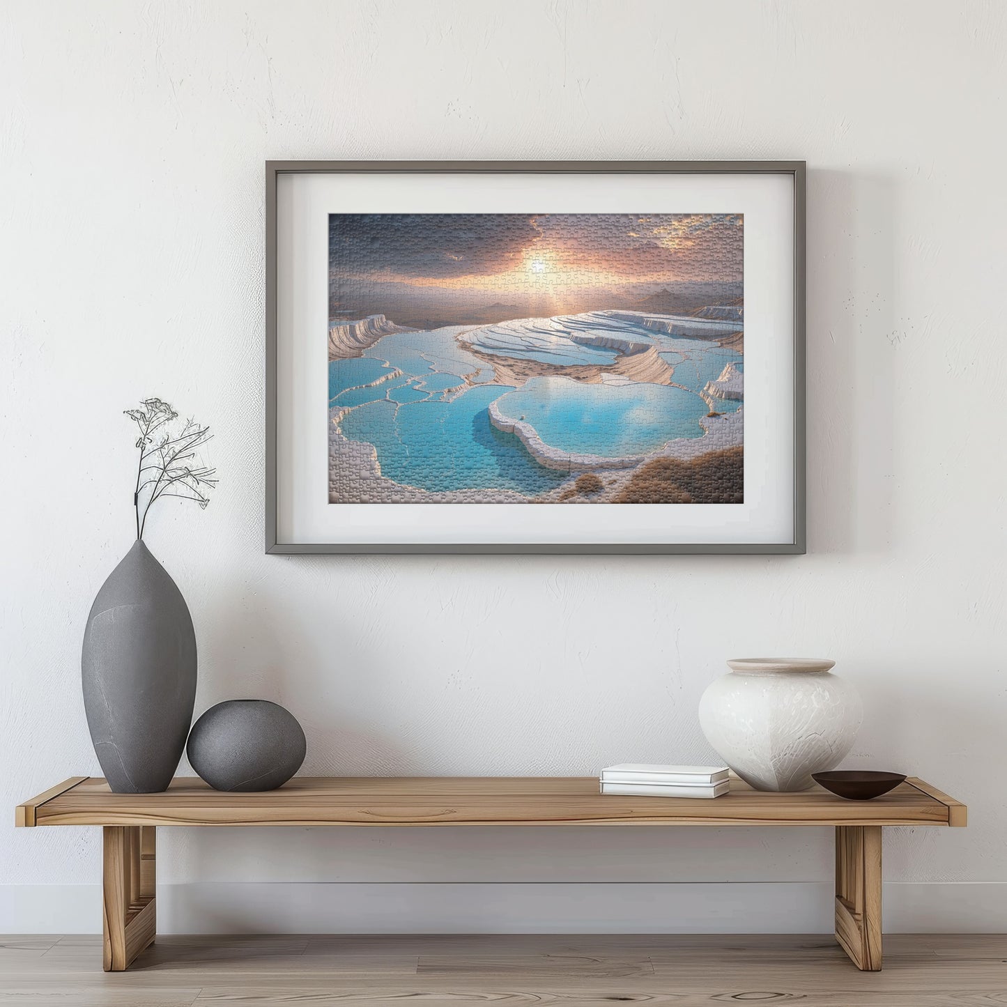 Puzzle 1000 Travertines of Pamukkale Frame