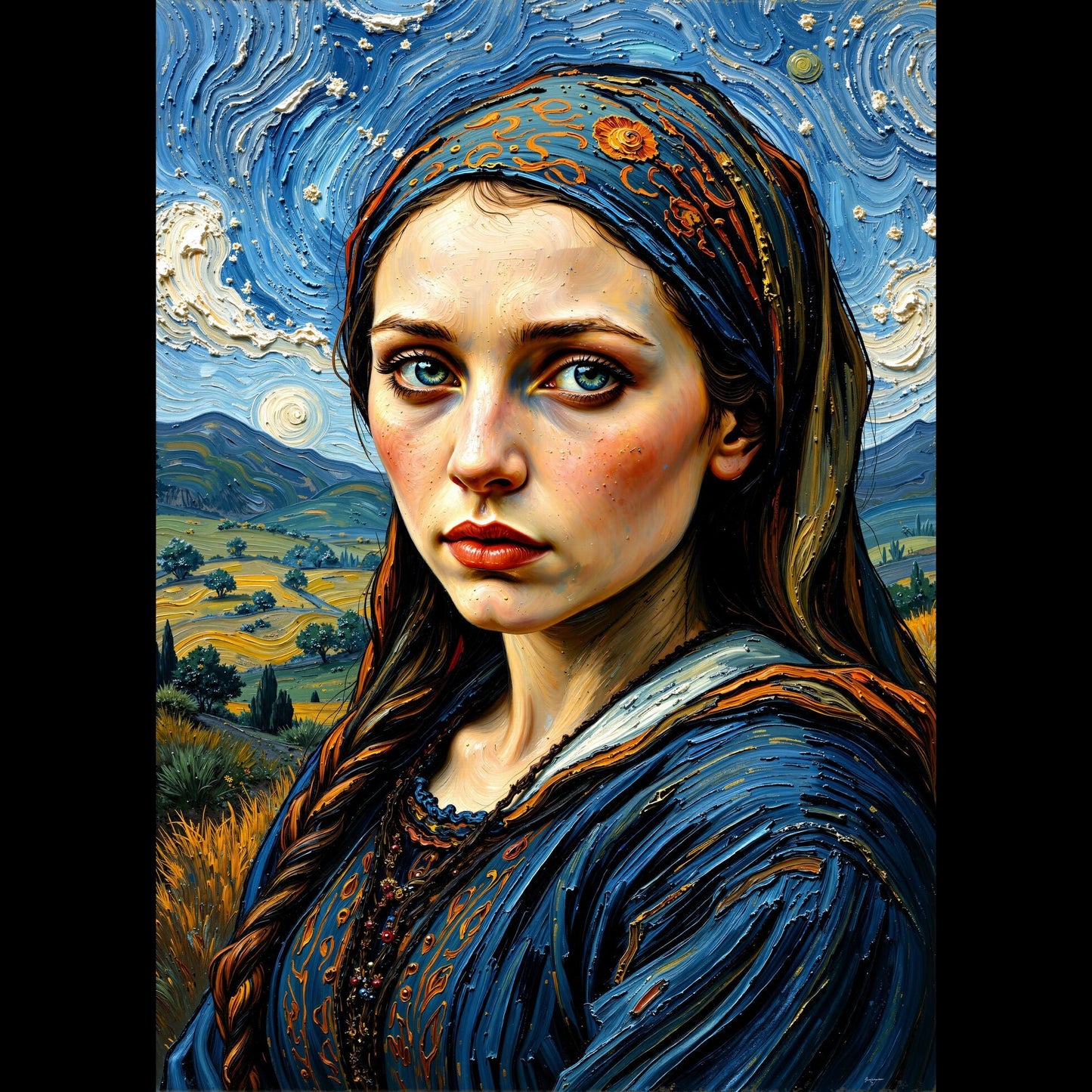 Image Van Gogh Afghan Girl