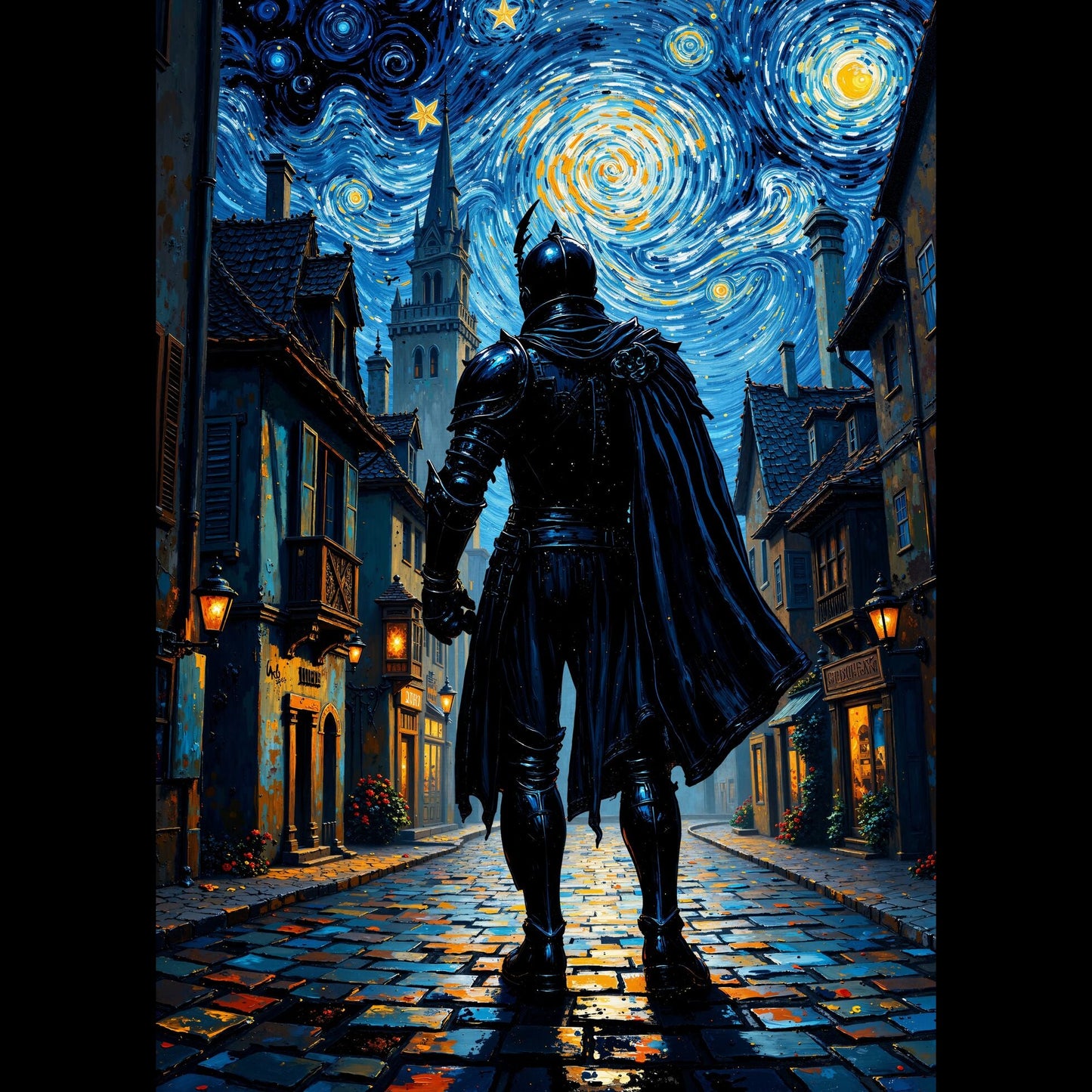 Image Van Gogh Knight