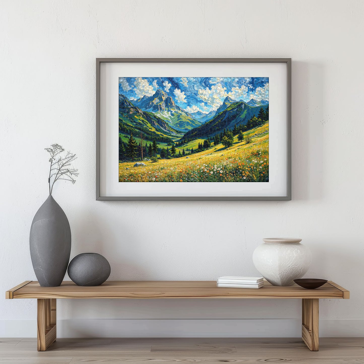 Puzzle 1000 Van Gogh The Alps Frame