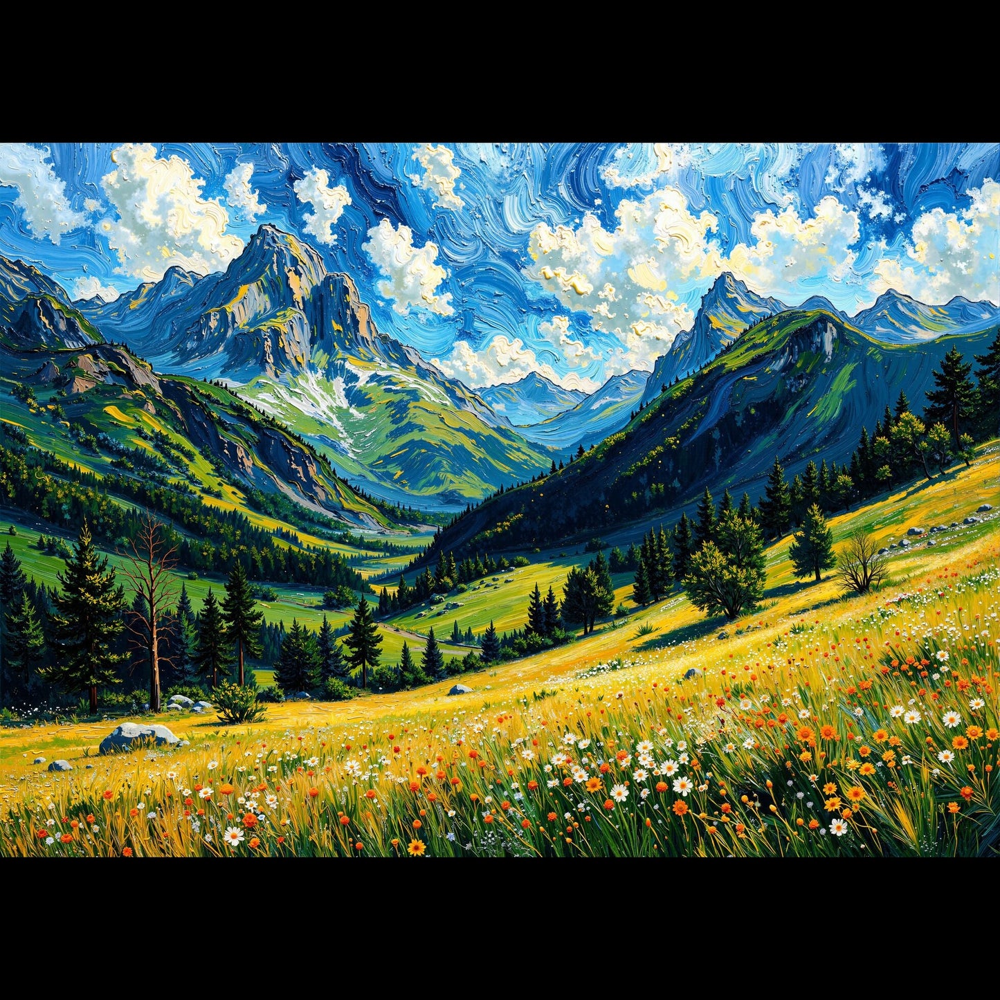 Image Van Gogh The Alps