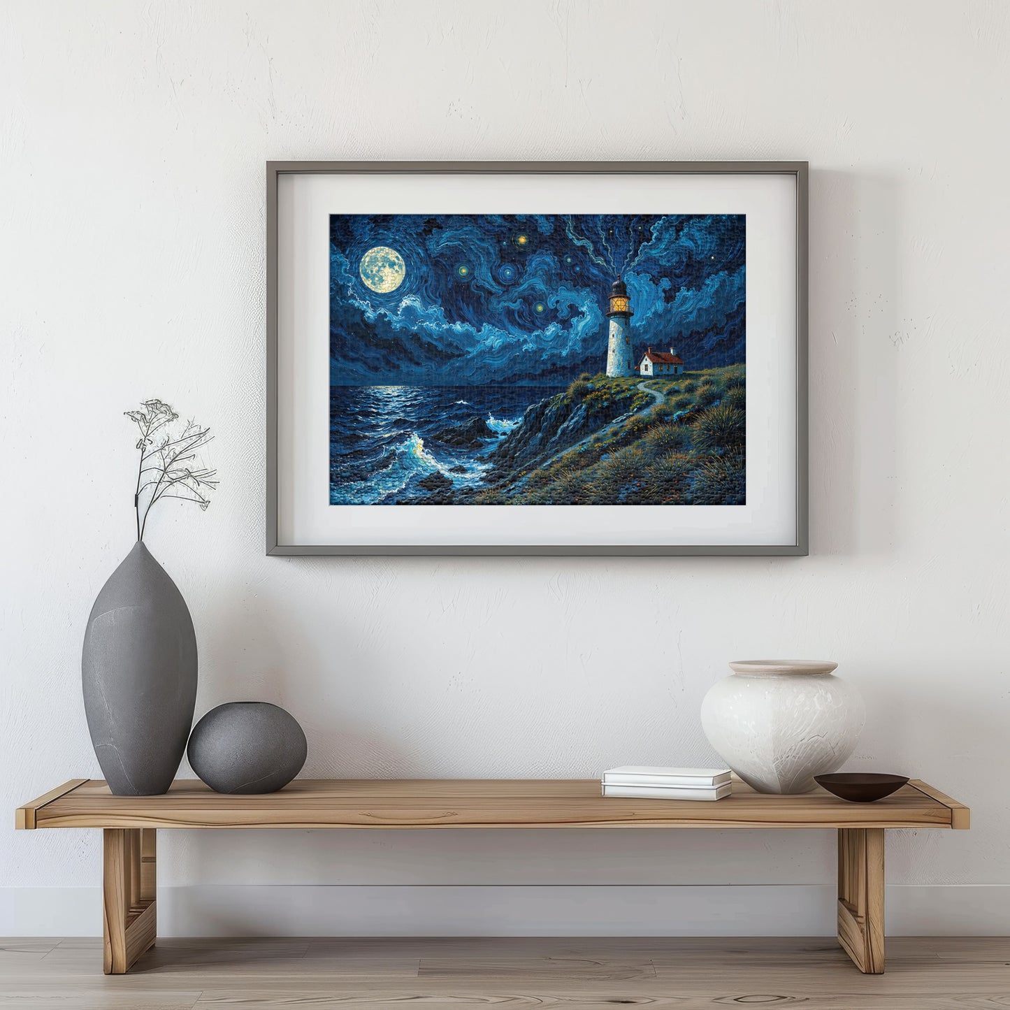 Puzzle 1000 Van Gogh The Coast Frame