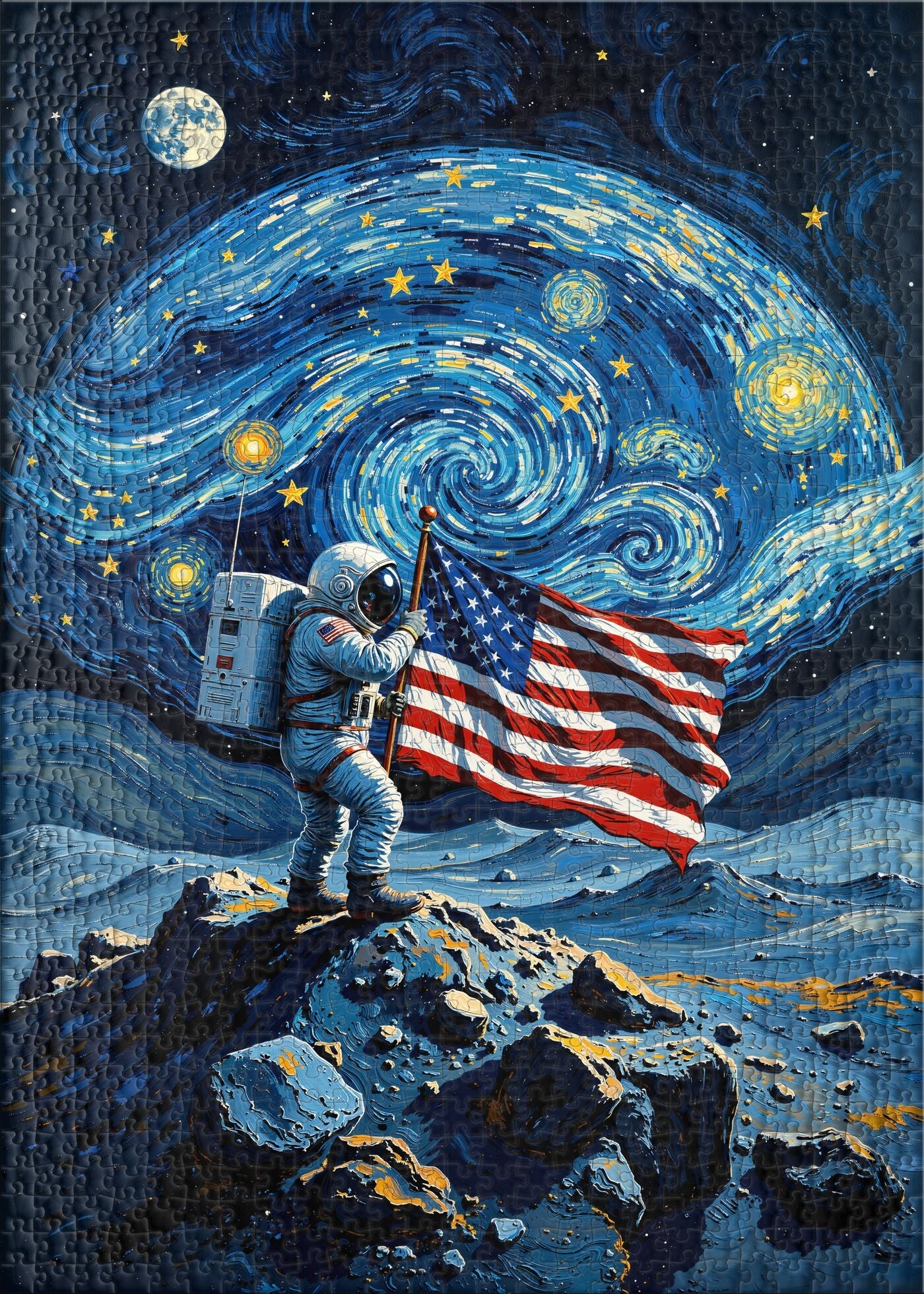 Puzzle 1000 Van Gogh The Moon