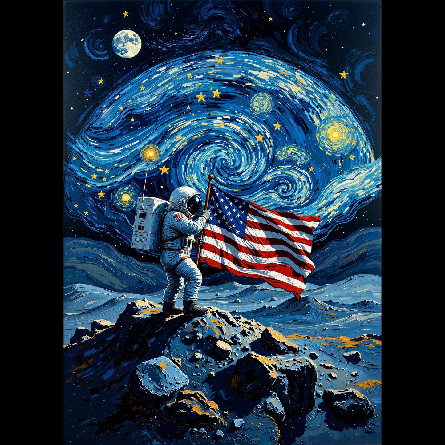 Image Van Gogh The Moon