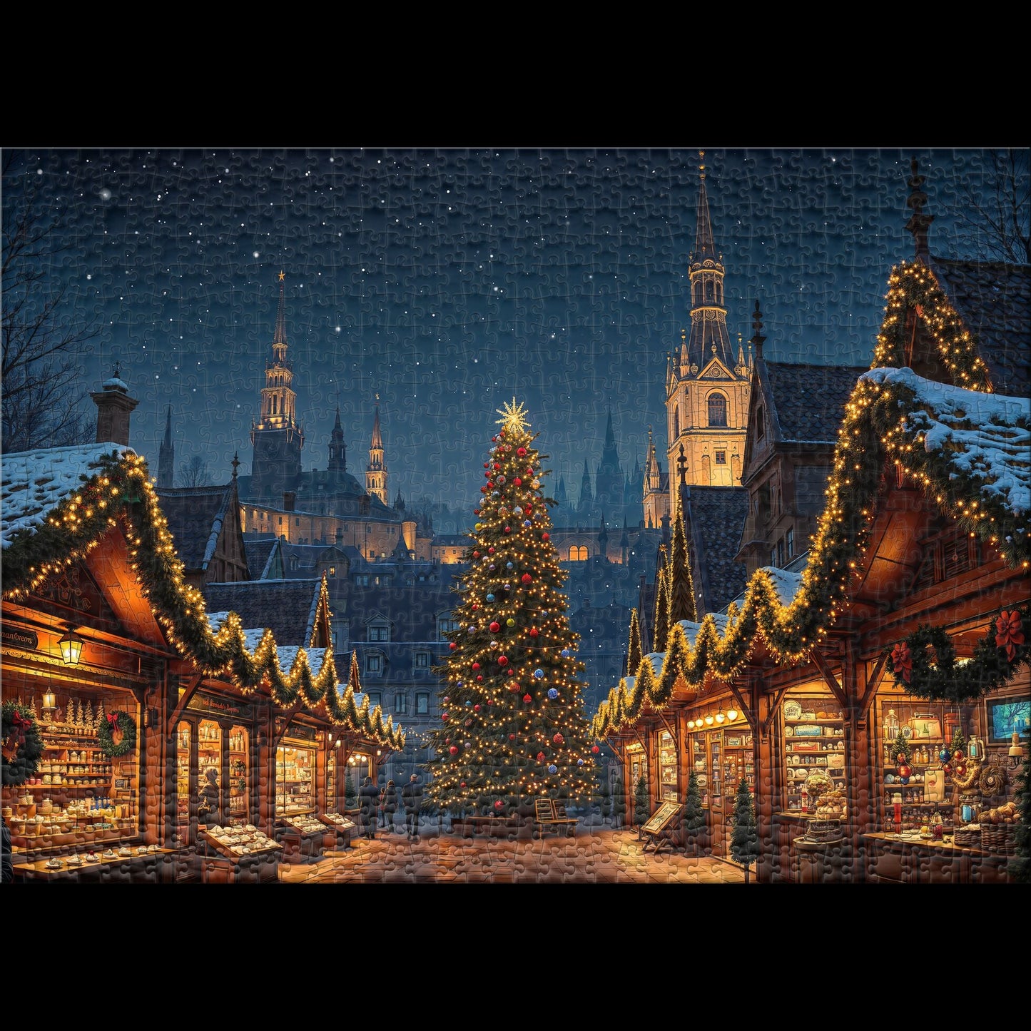 Puzzle 1000 Christmas Market