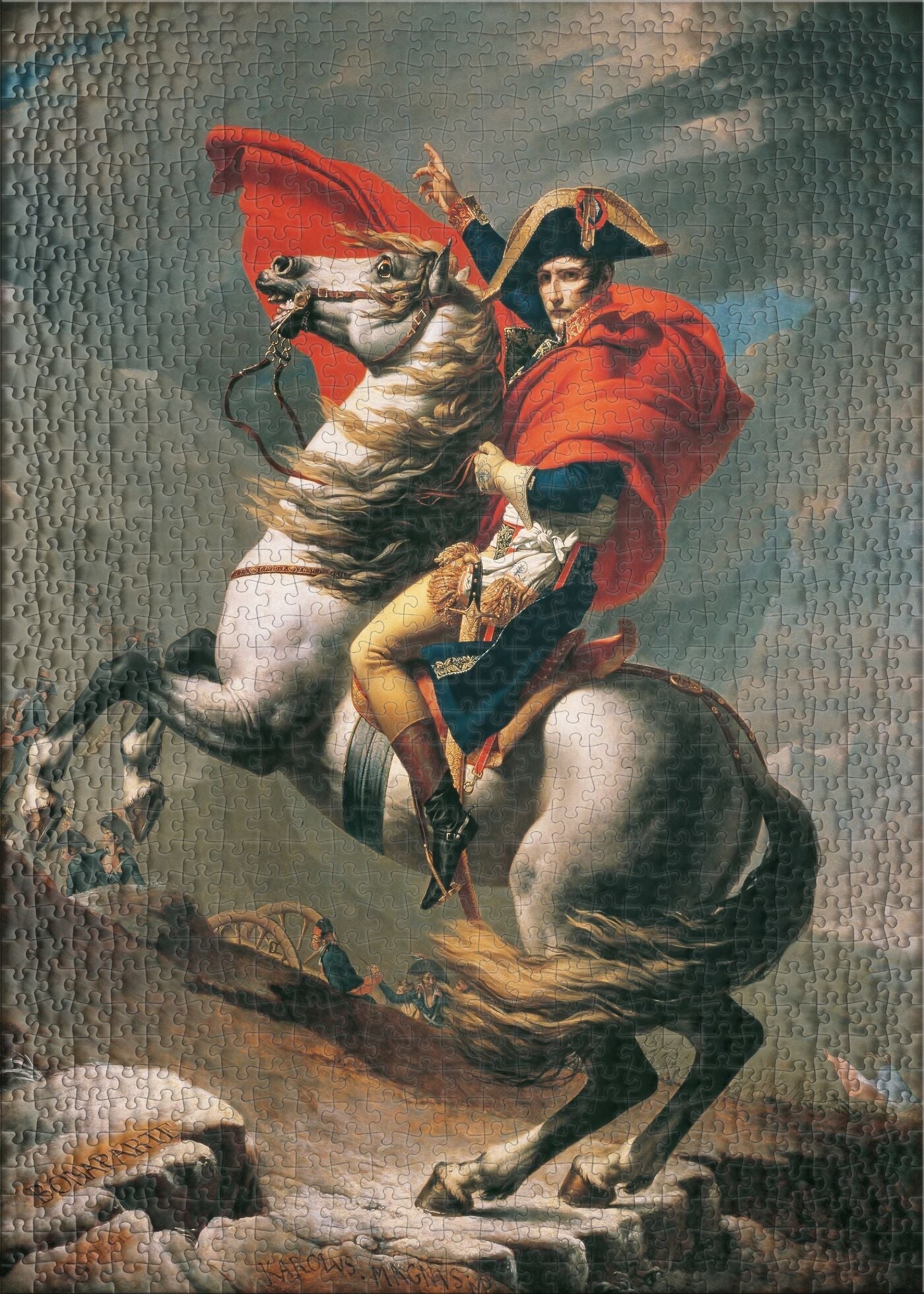 Napoléon traversant les Alpes