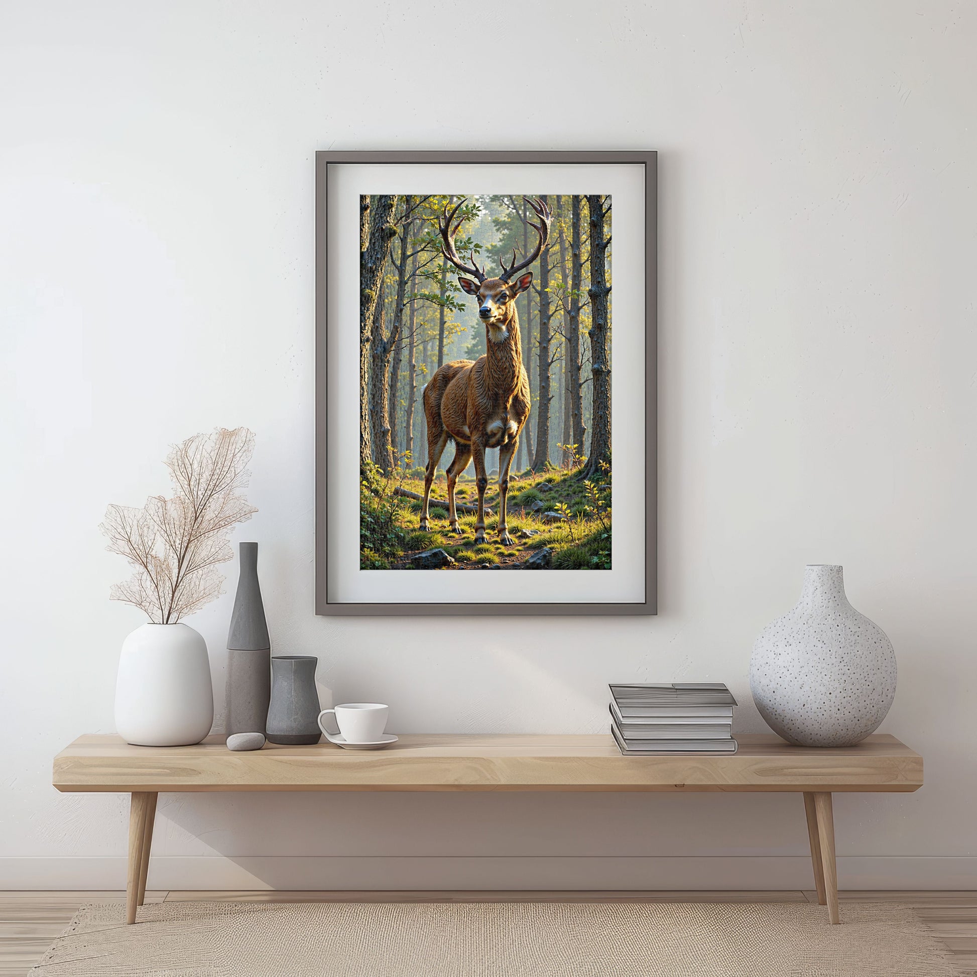Puzzle 1000 The Deer Frame